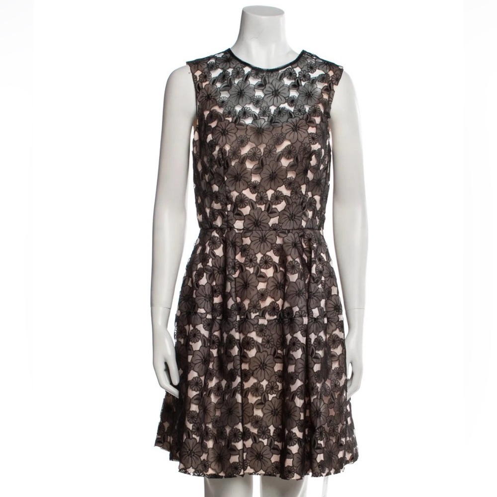 ThJill Stuart Embroidered Cutout A-Line Mini Dress Size 0